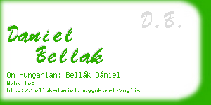 daniel bellak business card